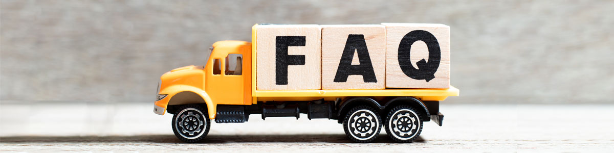 Häufig gestellte Fragen zu Anmeldung, Lagerung und Transport