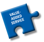 Piece of a puzzle showing the label 
